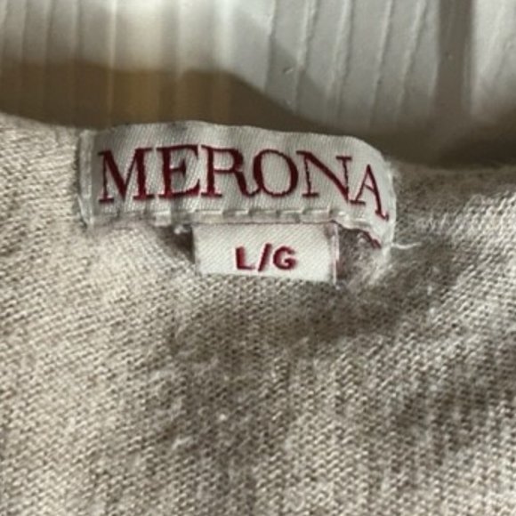 Women's Lightweight Open Front Cardigan Sweater, Size L - Picture 4 of 4